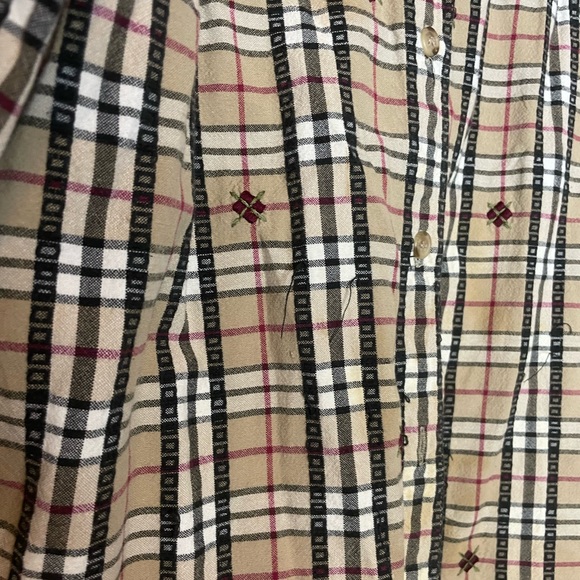 Casey Max L button down vintage shirt plaid womens euc - Picture 2 of 7